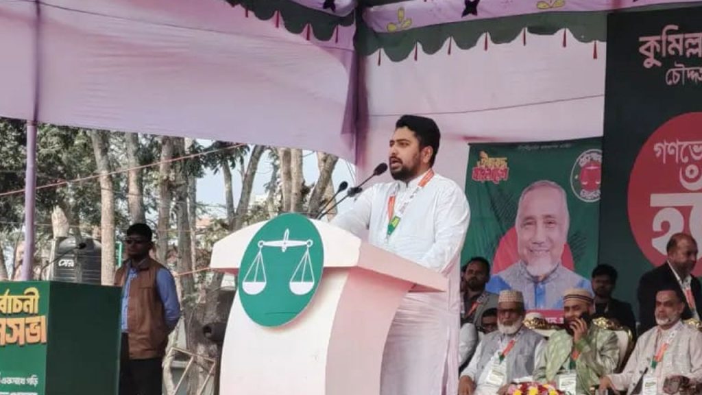 নির্বাচনকে ঘিরে পার্শ্ববর্তী দেশ ষড়যন্ত্রে লিপ্ত রয়েছে : নাহিদ ইসলাম