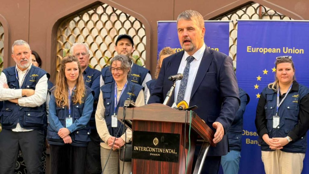 নির্বাচন অংশগ্রহণমূলক হওয়ার প্রত্যাশা ইইউর পর্যবেক্ষক প্রধানের