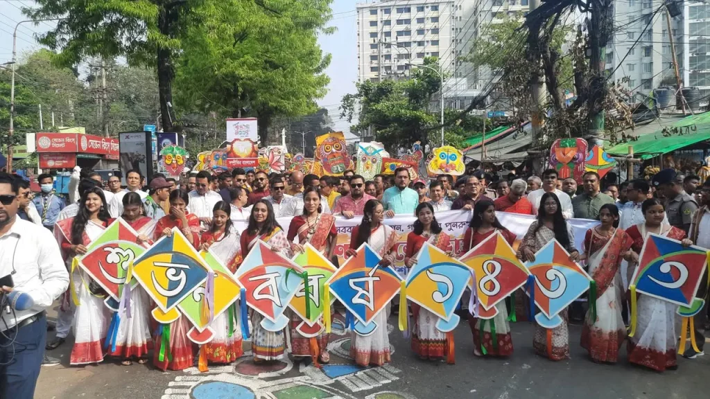 চট্টগ্রামে বৈশাখী শোভাযাত্রার মাধ্যমে বর্ষবরণ শুরু