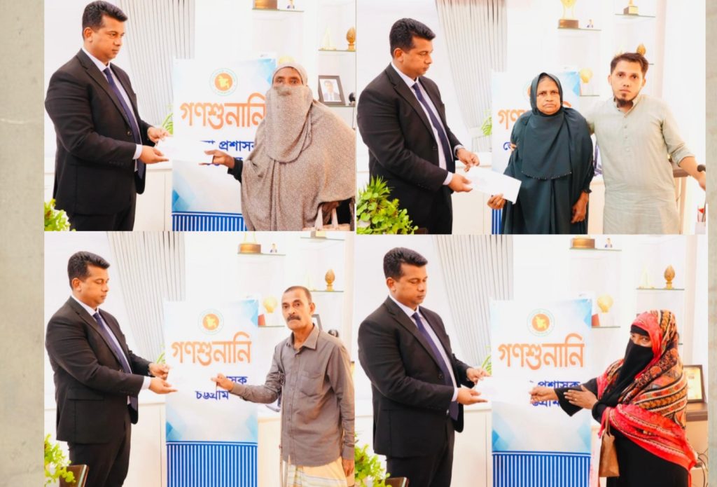 দুঃখের কথা শুনেই সহায়তার হাত বাড়ালেন মানবিক ডিসি জাহিদ